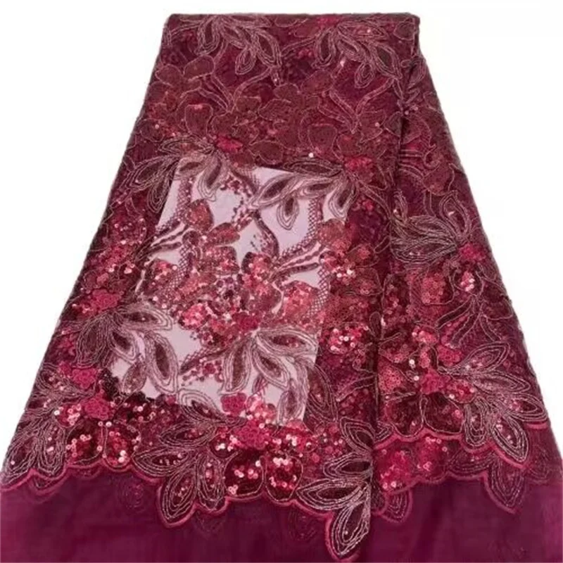 5Yards White French Sequins African Tulle Mesh Lace Fabric Red High Quality Nigerian Net Lace Fabrics For Women Party Wedding
5Yards White French Sequins African Tulle Mesh Lace Fabric Red High Quality Nigerian Net Lace Fabrics For Women Party Wedding