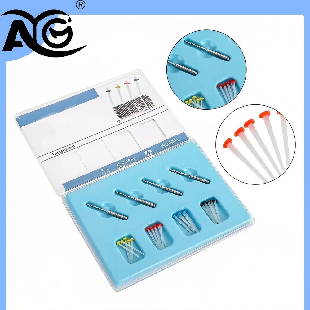 AG 1Box Dental Fibre Pile 20 Posts + 4 Drills Dental Products Fibre Pile Fiber Post Drill Screw Thread Quartz Mixed Size Kit
AG 1Box Dental Fibre Pile 20 Posts + 4 Drills Dental Products Fibre Pile Fiber Post Drill Screw Thread Quartz Mixed Size Kit