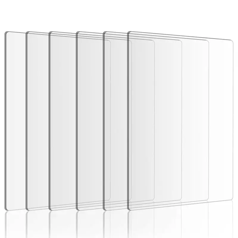 SEWS-6 Pieces Clear Acrylic Cutting Pads 8.7 X 6.1 Inches Clear Cutting Plate Acrylic Cutting Pads For Embossing Crafting
SEWS-6 Pieces Clear Acrylic Cutting Pads 8.7 X 6.1 Inches Clear Cutting Plate Acrylic Cutting Pads For Embossing Crafting