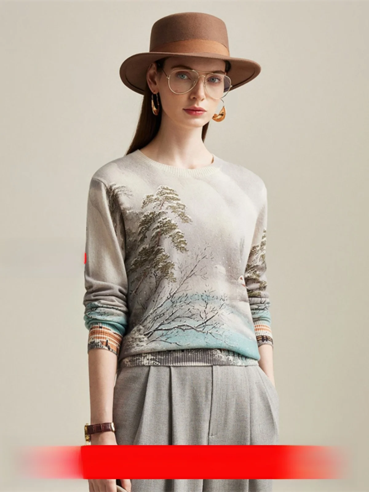 Ele Camere Knitted Long Sve round Ne Sweater Printed Chinese Sle Women's Faionable Commute Straight Fit Woolen...
Ele Camere Knitted Long Sve round Ne Sweater Printed Chinese Sle Women's Faionable Commute Straight Fit Woolen...