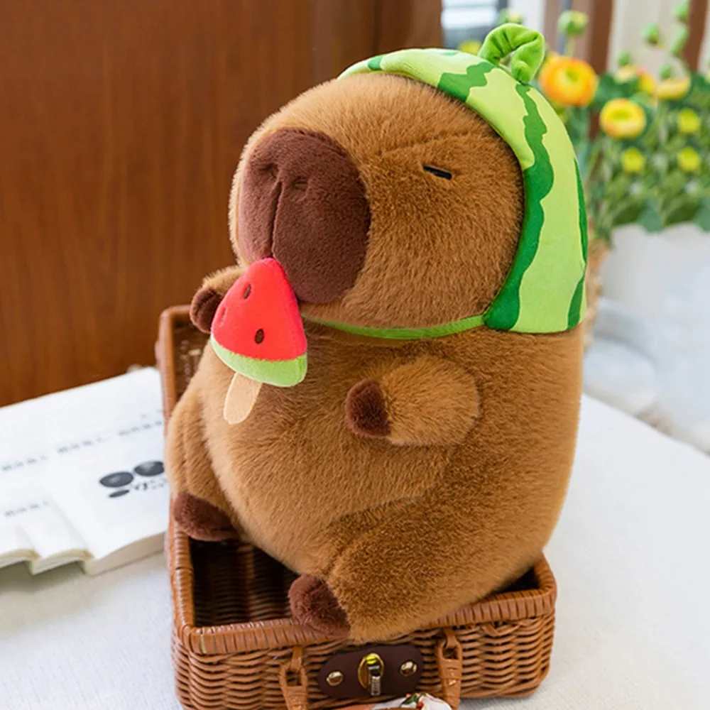 Funny Watermelon Capybara Plush Toy Stretchable Fluffy Capybara Plush Doll Cute Soft Capybara Stuffed Doll Friends Gift
Funny Watermelon Capybara Plush Toy Stretchable Fluffy Capybara Plush Doll Cute Soft Capybara Stuffed Doll Friends Gift