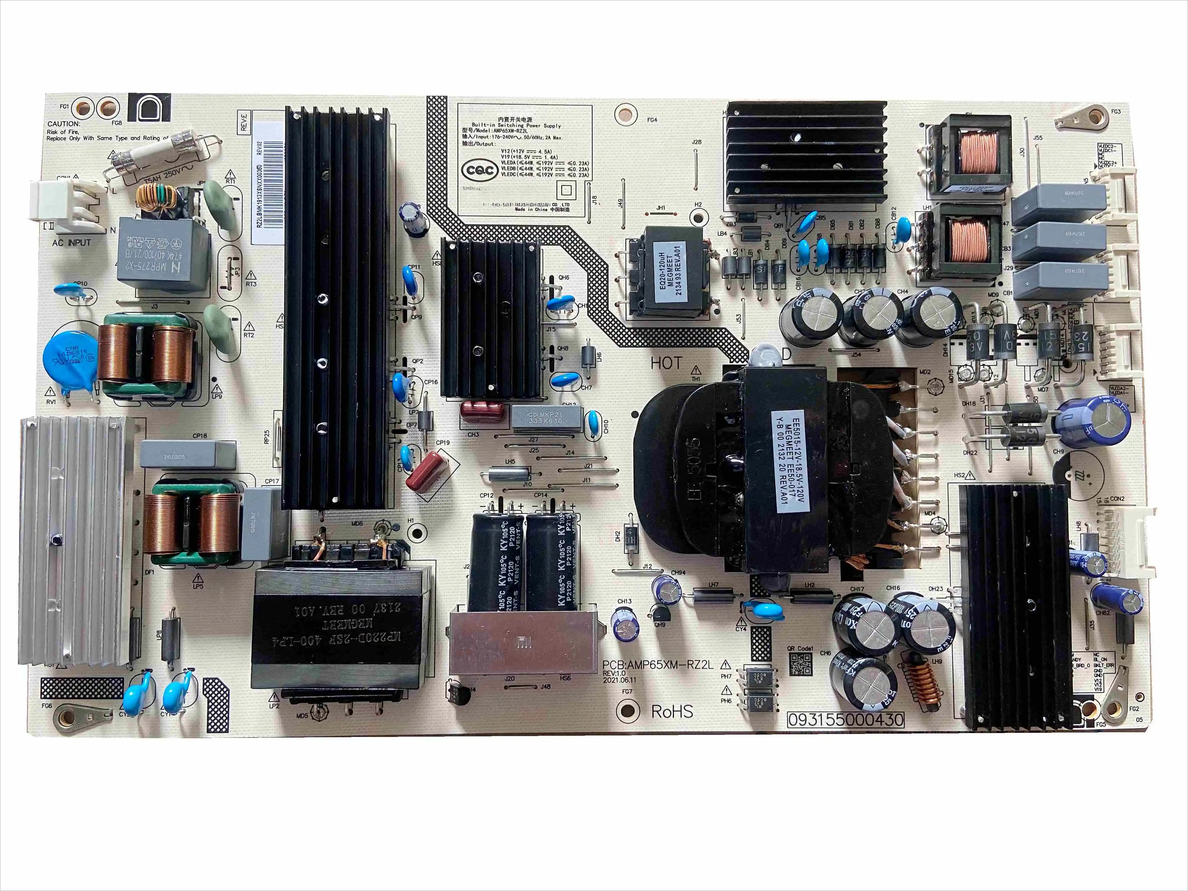 Совершенно новый оригинальный L65R8-X для платы питания телевизора AMP65XM-RZ2L093155000430/1
Совершенно новый оригинальный L65R8-X для платы питания телевизора AMP65XM-RZ2L093155000430/1