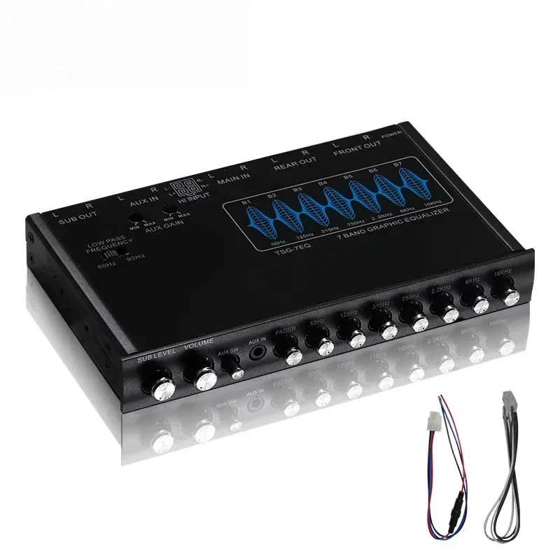 New 7-band equalizer equalizer for subwoofer crossover in car audio systems
New 7-band equalizer equalizer for subwoofer crossover in car audio systems