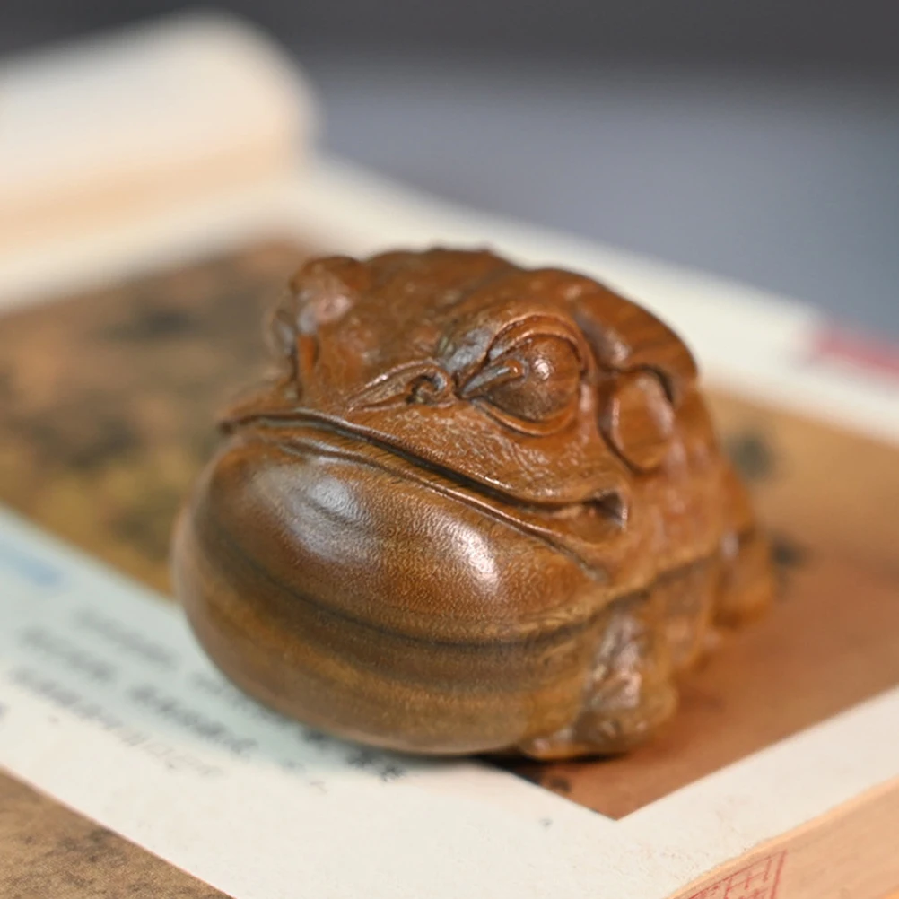 Wooden Toad Desktop Decoration Wear Resistant Wood Craft Ornament Unique Home Office Carving Decor Wood Decor
Wooden Toad Desktop Decoration Wear Resistant Wood Craft Ornament Unique Home Office Carving Decor Wood Decor