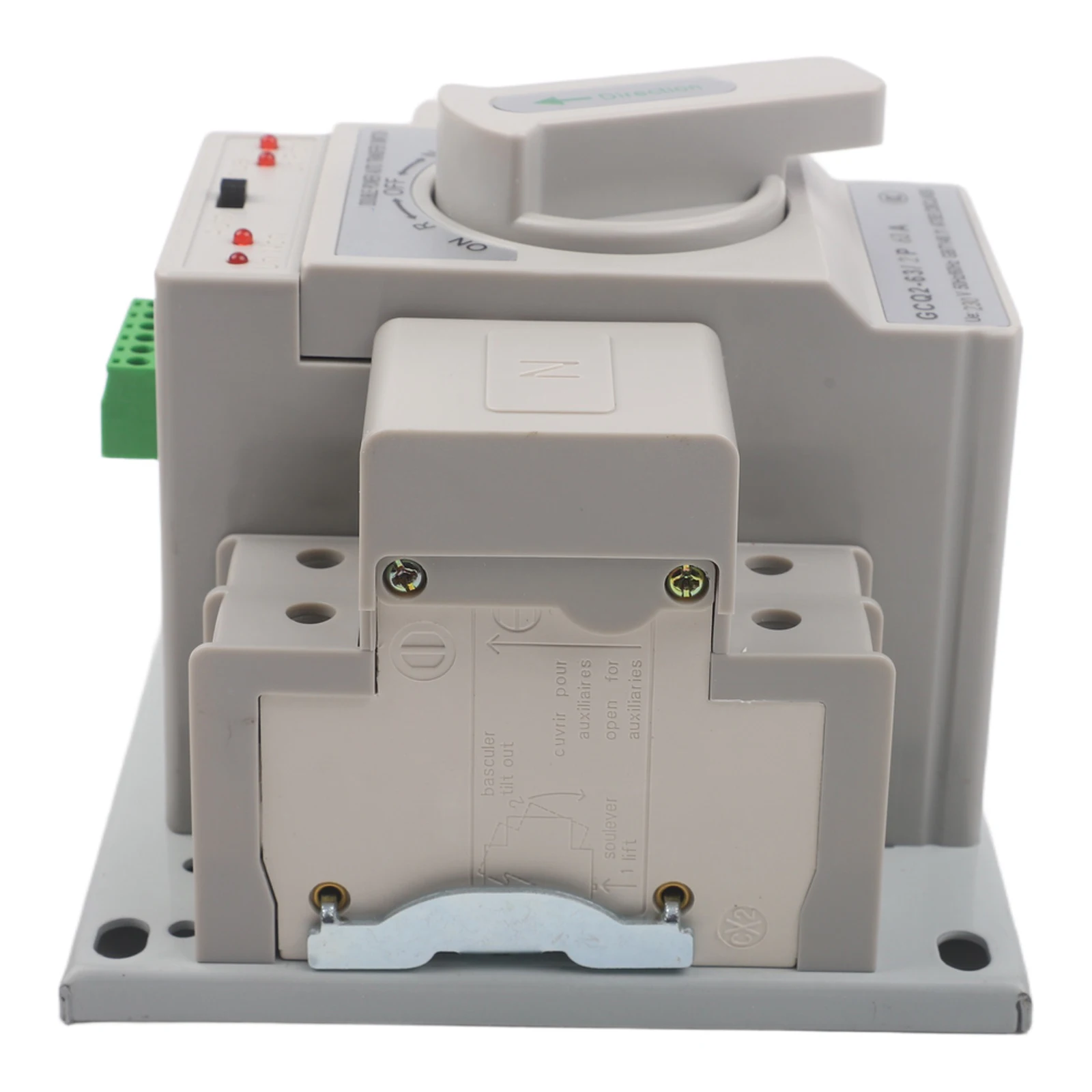 Generator Backup Dual Power Transfer Home Backup Power 2P 63A AC220V Operating Voltage Automatic Generator Transfer Switch
Generator Backup Dual Power Transfer Home Backup Power 2P 63A AC220V Operating Voltage Automatic Generator Transfer Switch