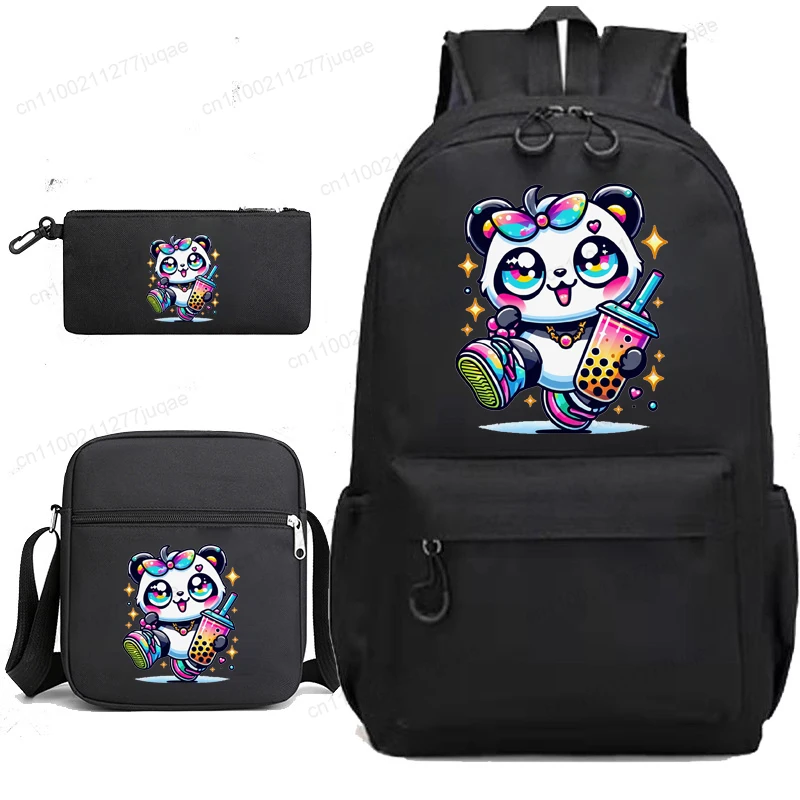 Chibi Anime Panda Boba Tea 3Pcs Backpack Set, Back To School Bag for Girls Boys Teenager, Shoulder Bookbag with Lunch Bag Travel
Chibi Anime Panda Boba Tea 3Pcs Backpack Set, Back To School Bag for Girls Boys Teenager, Shoulder Bookbag with Lunch Bag Travel