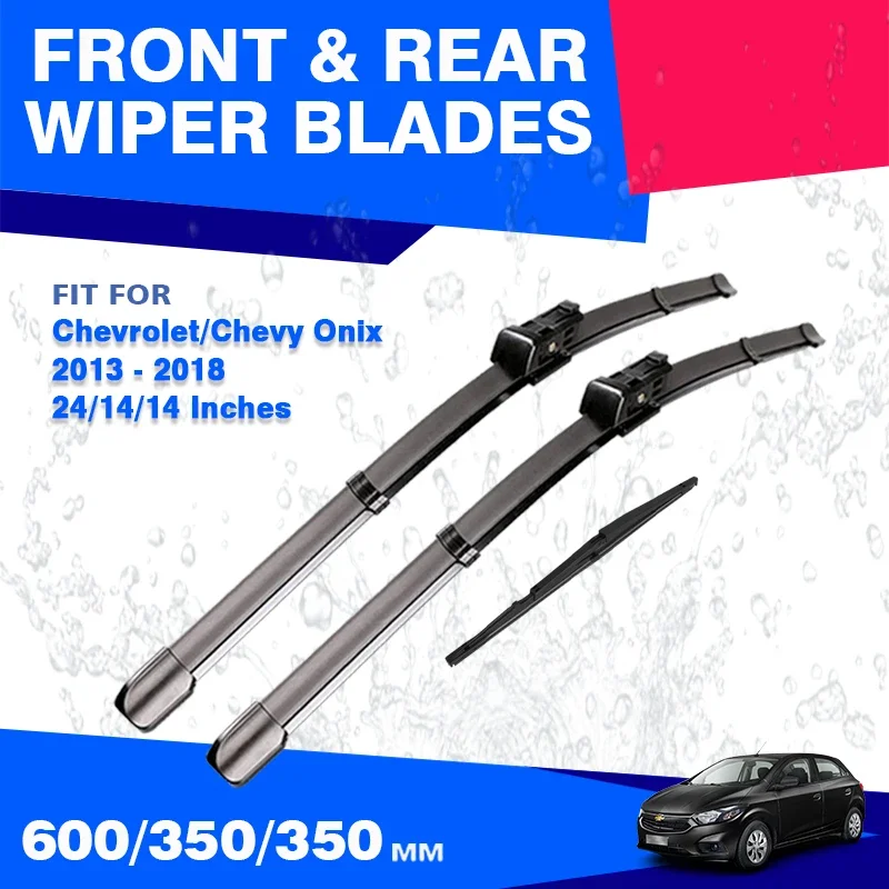 For Chevrolet Chevy Onix 2013 - 2018 Front RearWiper Blades Windshield Window Windscreen Rubber Accessories 2014 2015 2016 2017
For Chevrolet Chevy Onix 2013 - 2018 Front RearWiper Blades Windshield Window Windscreen Rubber Accessories 2014 2015 2016 2017