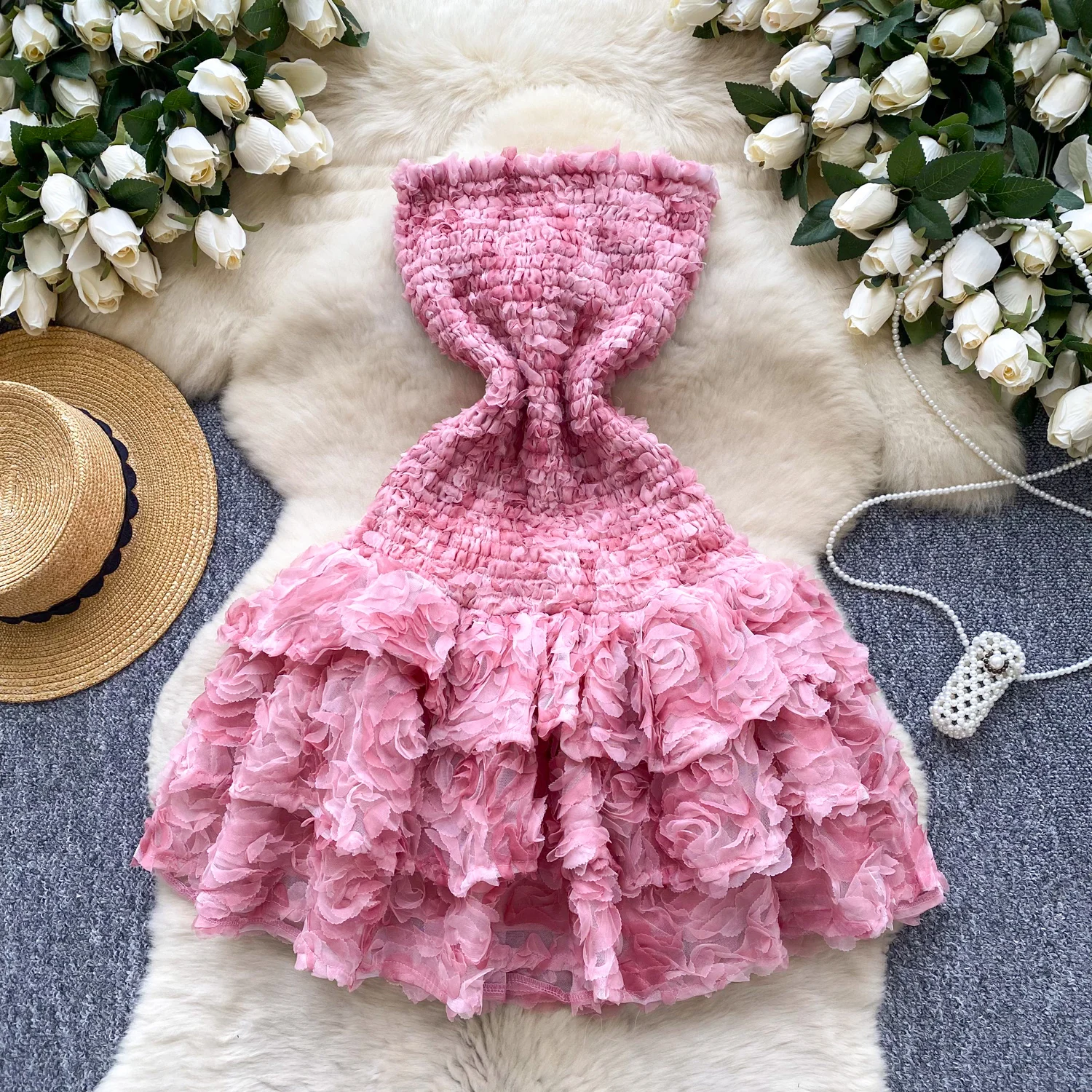 Sexy Strapless floral Vintage Evening Party Club dress Women Chic hotsweet Slim Beach mini dress women clothing
Sexy Strapless floral Vintage Evening Party Club dress Women Chic hotsweet Slim Beach mini dress women clothing
