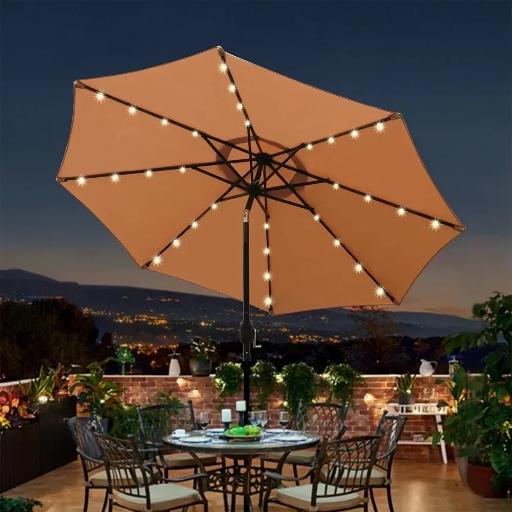 Lighted Patio Umbrella, Table Market Umbrella, Outdoor Umbrella for Garden, Deck, Backyard, Pool and Beach,9 Ft
Lighted Patio Umbrella, Table Market Umbrella, Outdoor Umbrella for Garden, Deck, Backyard, Pool and Beach,9 Ft