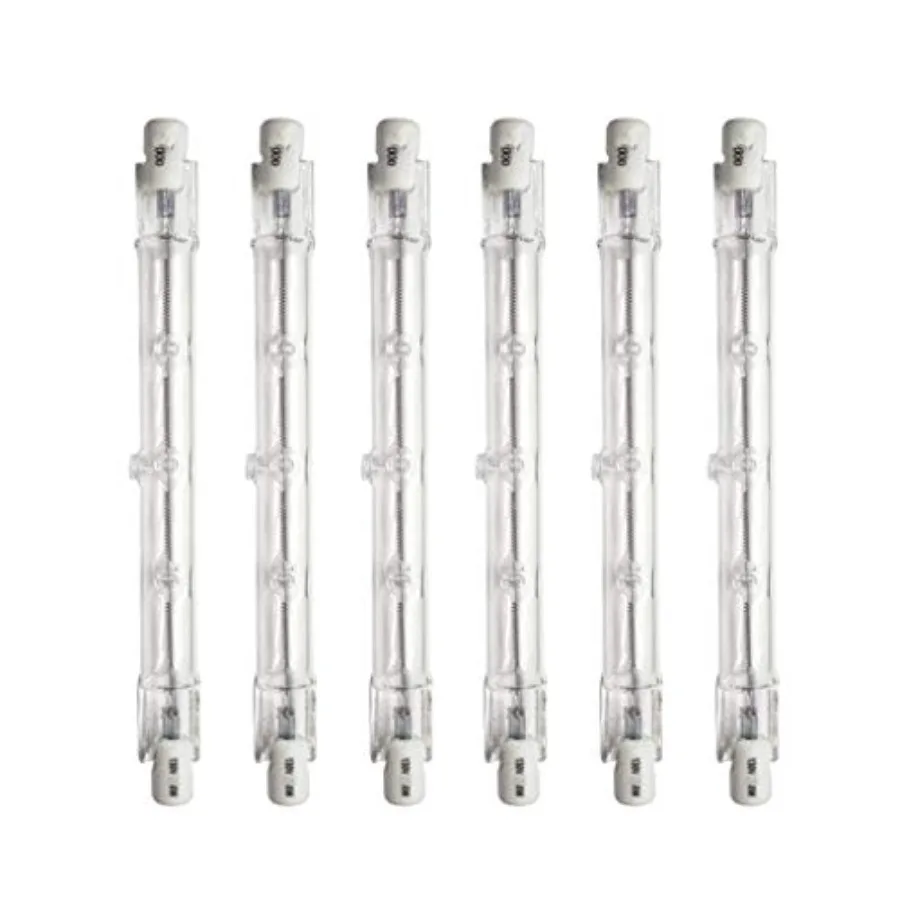 T3 J-Type Double Ended RSC Base Halogen Light Bulbs,,2500 Lumens, 130V, 2700K Soft White, Dimmable, 118MM T3 Bulb
T3 J-Type Double Ended RSC Base Halogen Light Bulbs,,2500 Lumens, 130V, 2700K Soft White, Dimmable, 118MM T3 Bulb