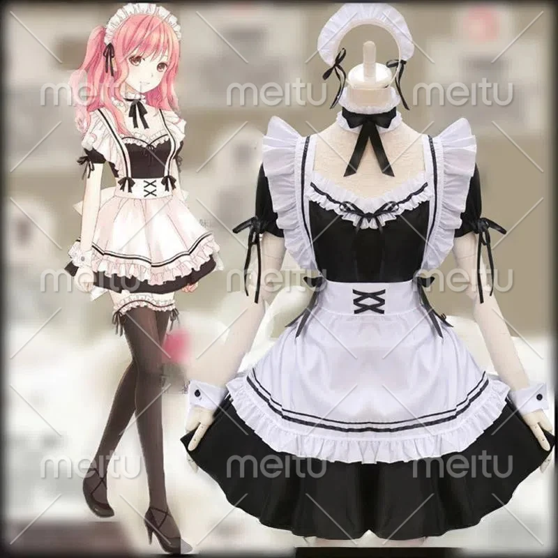 2025 Amine Leuke Lolita Franse Meid Cosplay Kostuum Meisjes Vrouw Serveerster Maid Party Stage Kostuums Uniform Liefhebbers
2025 Amine Leuke Lolita Franse Meid Cosplay Kostuum Meisjes Vrouw Serveerster Maid Party Stage Kostuums Uniform Liefhebbers