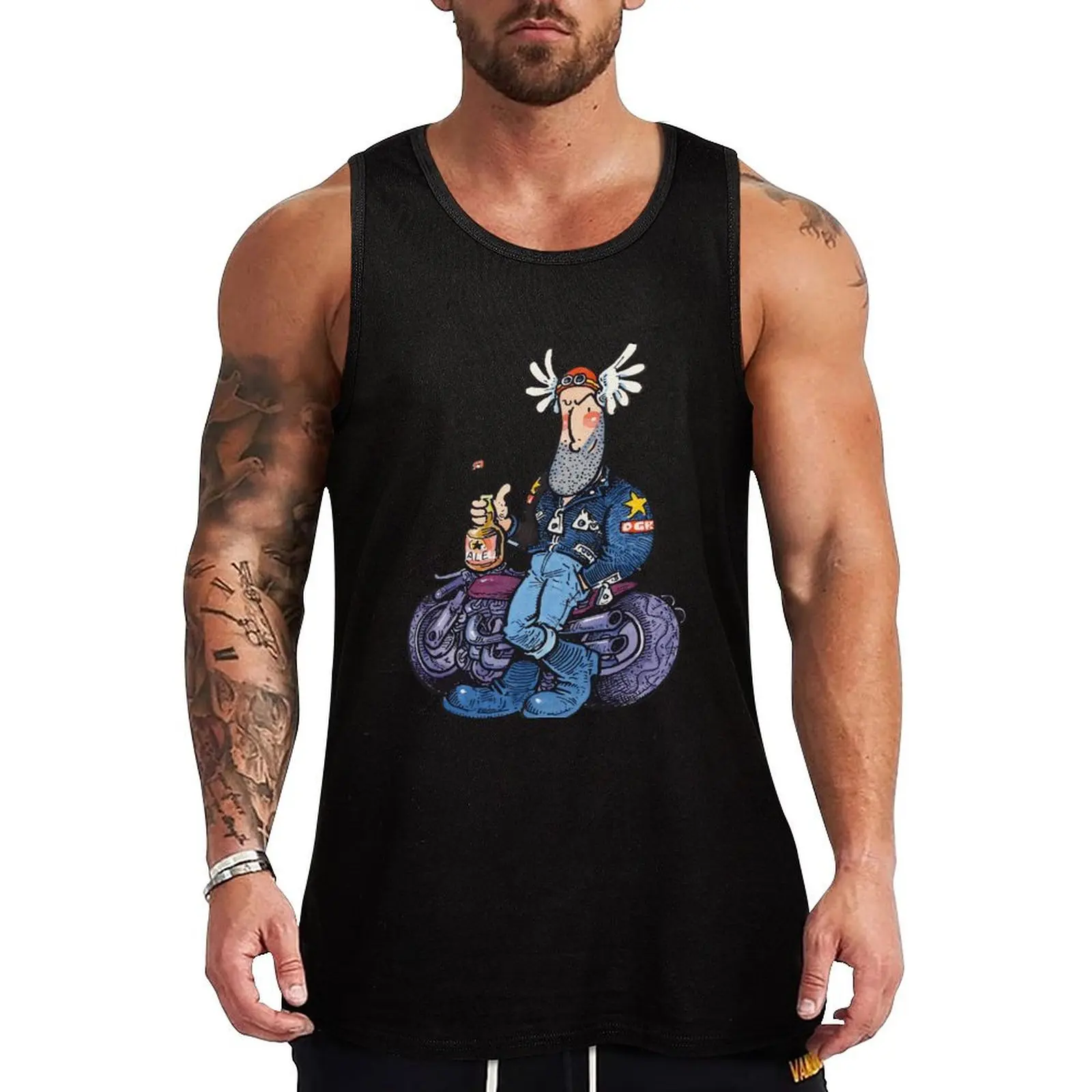 Ogri Classic Comic Biker with Ale Tank Top Durable Tank Top Wrinkle Resistant Casual Sleeveless
Ogri Classic Comic Biker with Ale Tank Top Durable Tank Top Wrinkle Resistant Casual Sleeveless
