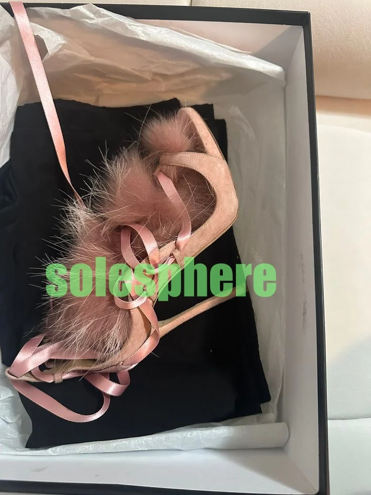 Lady Pink Suede Open Toe Lace-Up Fur Pumps High Heels Stiletto Heel New Arrive Office Lady Dress Pumps Satins High Heels Summer
Lady Pink Suede Open Toe Lace-Up Fur Pumps High Heels Stiletto Heel New Arrive Office Lady Dress Pumps Satins High Heels Summer