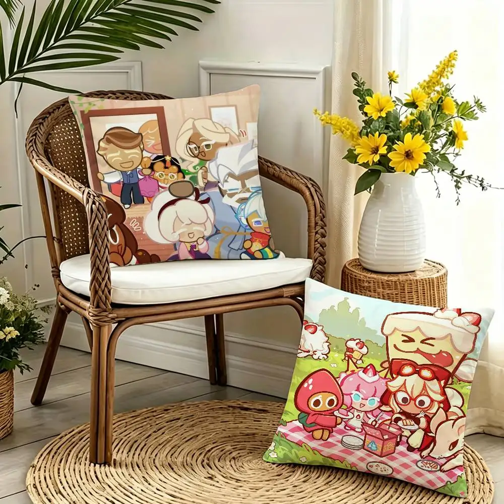 Cookie Run Kingdom Pillow Case for Sofa Living Room Home office Decor Protective Cover
Cookie Run Kingdom Pillow Case for Sofa Living Room Home office Decor Protective Cover