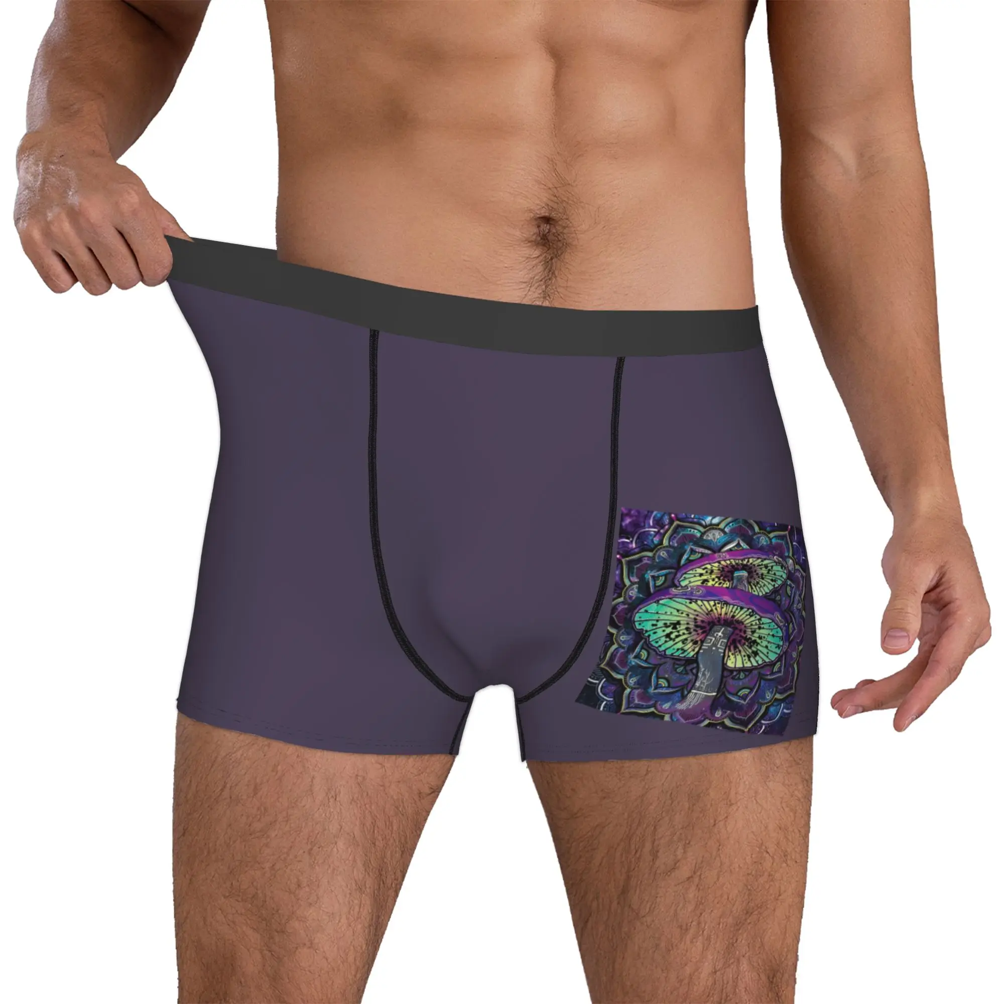 Customized Trippy Shroom Art Male Printed Psilocybin Psychedelic Magic Mushrooms Boxer Shorts Panties Breathable Underpants
Customized Trippy Shroom Art Male Printed Psilocybin Psychedelic Magic Mushrooms Boxer Shorts Panties Breathable Underpants