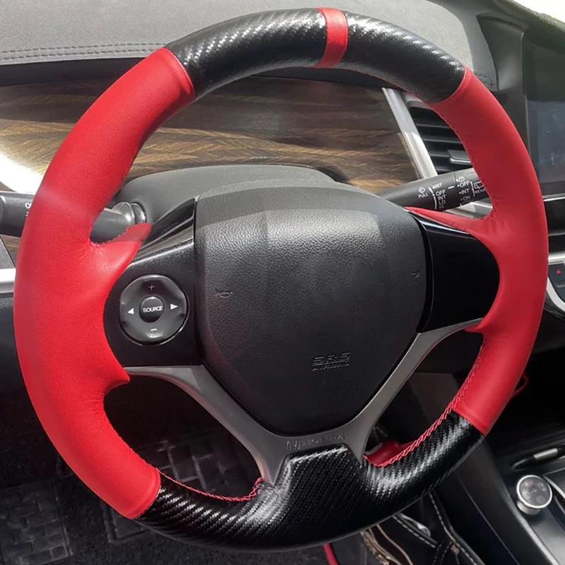 Hand Stitched Microfiber Leather Car Steering Wheel Cover Protector For Honda Civic Civic 9 2012 2013 2014 2015 Car Interior
Hand Stitched Microfiber Leather Car Steering Wheel Cover Protector For Honda Civic Civic 9 2012 2013 2014 2015 Car Interior