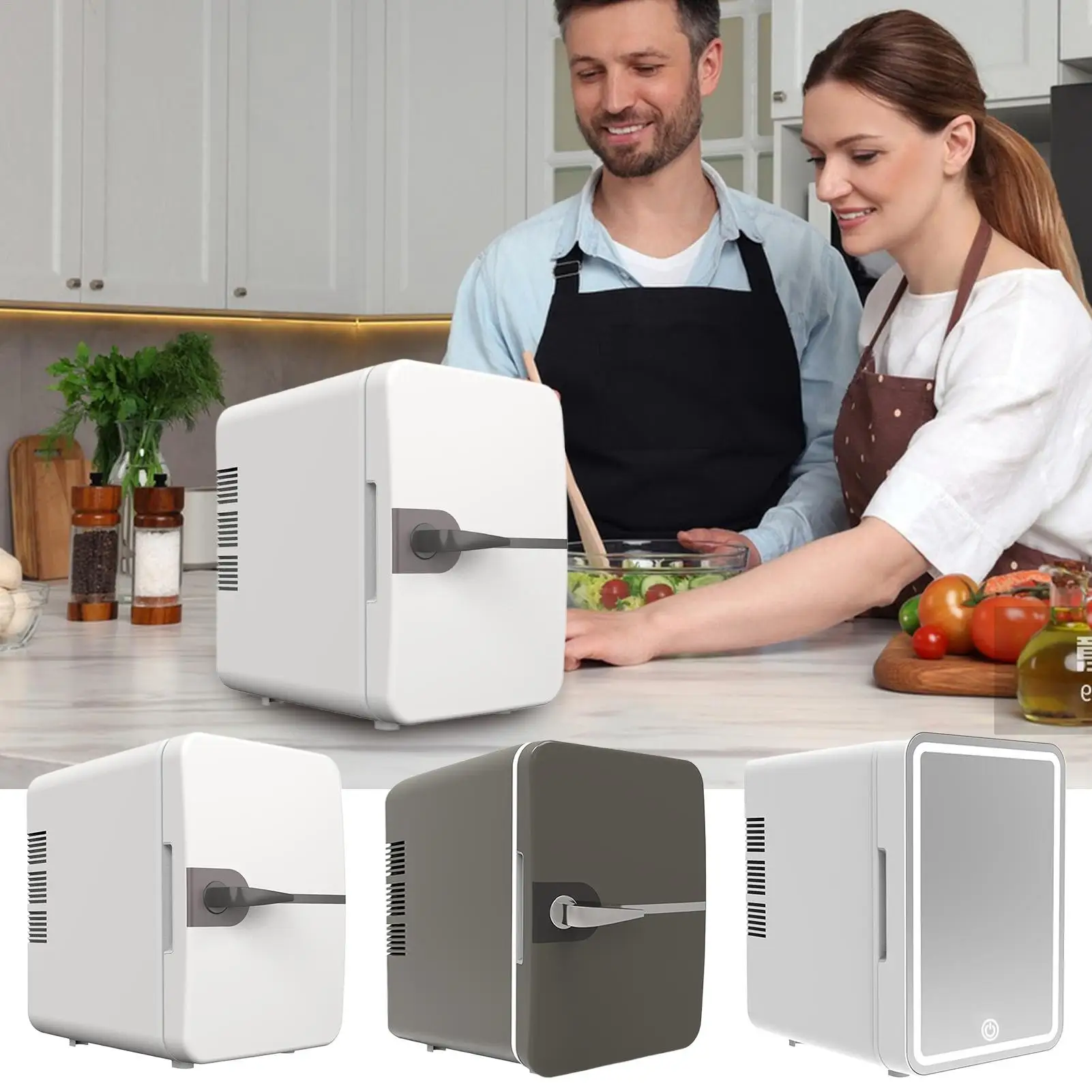 6L Mini Car Refrigerator 12V DC 100~240V AC Electric Portable Beauty Cooler Warmer Freezer US/UK/EU Car Mini Fridge Ice Box
6L Mini Car Refrigerator 12V DC 100~240V AC Electric Portable Beauty Cooler Warmer Freezer US/UK/EU Car Mini Fridge Ice Box