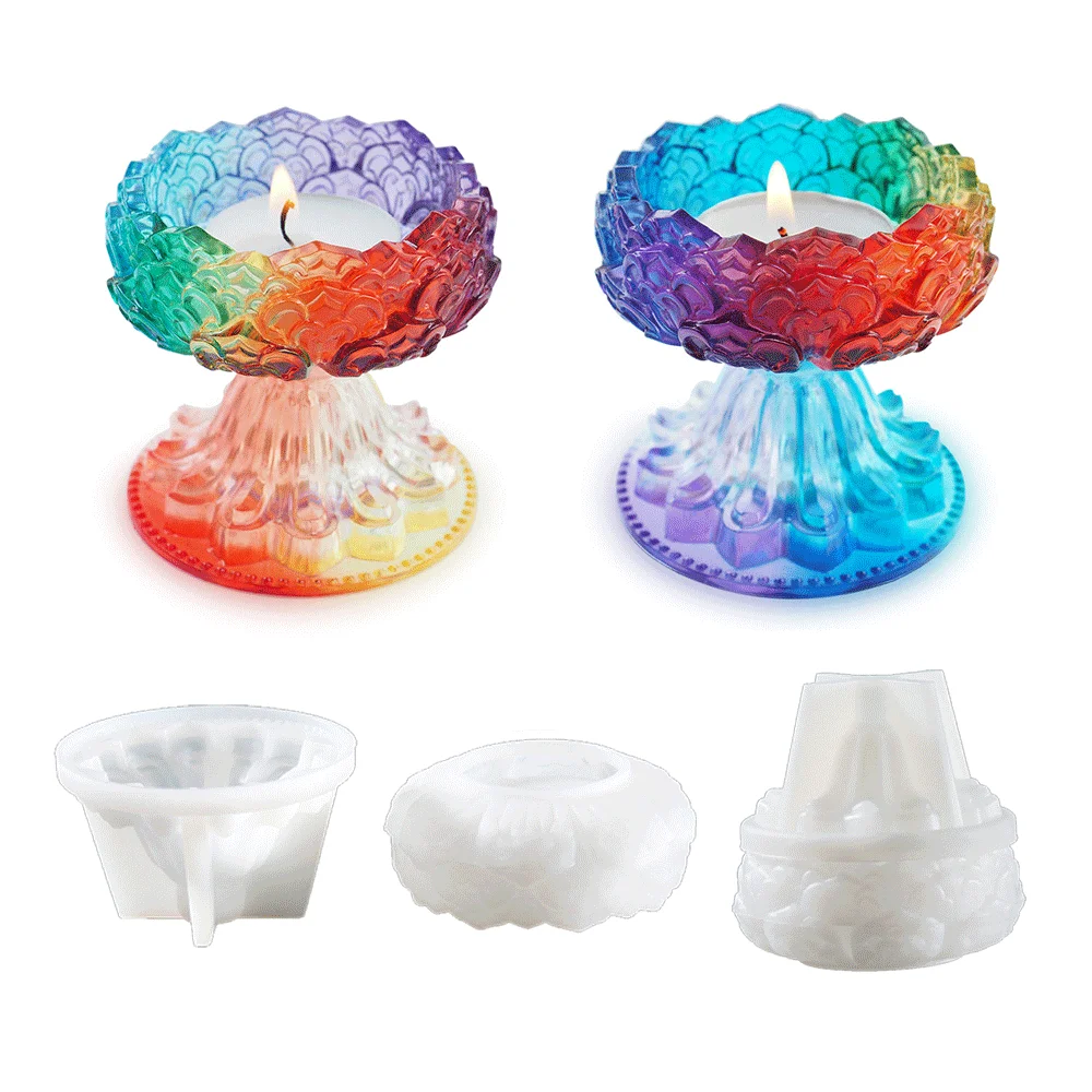 1Pcs Multi-function Lotus Candlestick Silicone Mold Mushroom Storage Boxes for DIY Epoxy Resin Candle Crafts Home Decoration
1Pcs Multi-function Lotus Candlestick Silicone Mold Mushroom Storage Boxes for DIY Epoxy Resin Candle Crafts Home Decoration