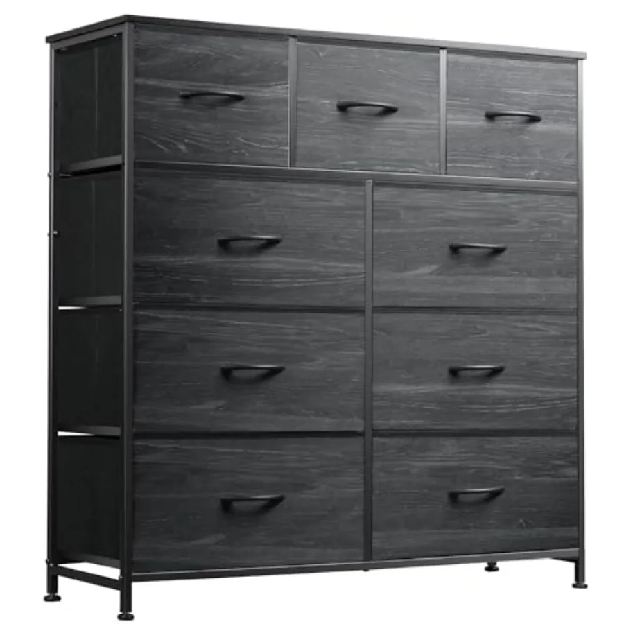 9-Drawer Dresser, Fabric Storage Tower for Bedroom, Entryway, Closet, Tall Chest Organizer Unit with Fabric Bins, Steel Frame,
9-Drawer Dresser, Fabric Storage Tower for Bedroom, Entryway, Closet, Tall Chest Organizer Unit with Fabric Bins, Steel Frame,
