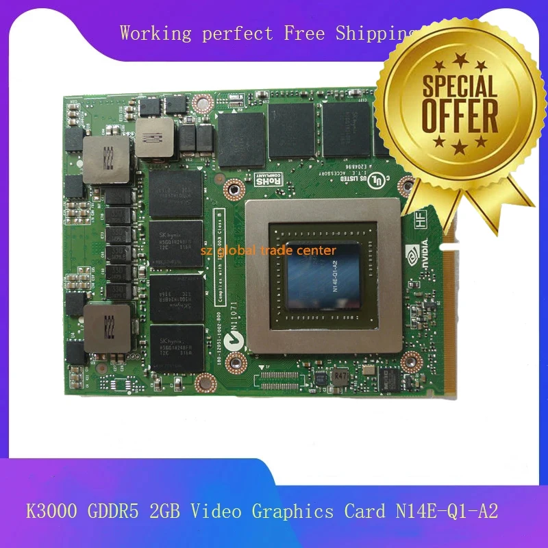 M6700 N14E-Q1-A2 K3000M VGA карта NVIDIA Quadro 2GB DDR5 графическая карта для DELL M15X M17X M18X
M6700 N14E-Q1-A2 K3000M VGA карта NVIDIA Quadro 2GB DDR5 графическая карта для DELL M15X M17X M18X