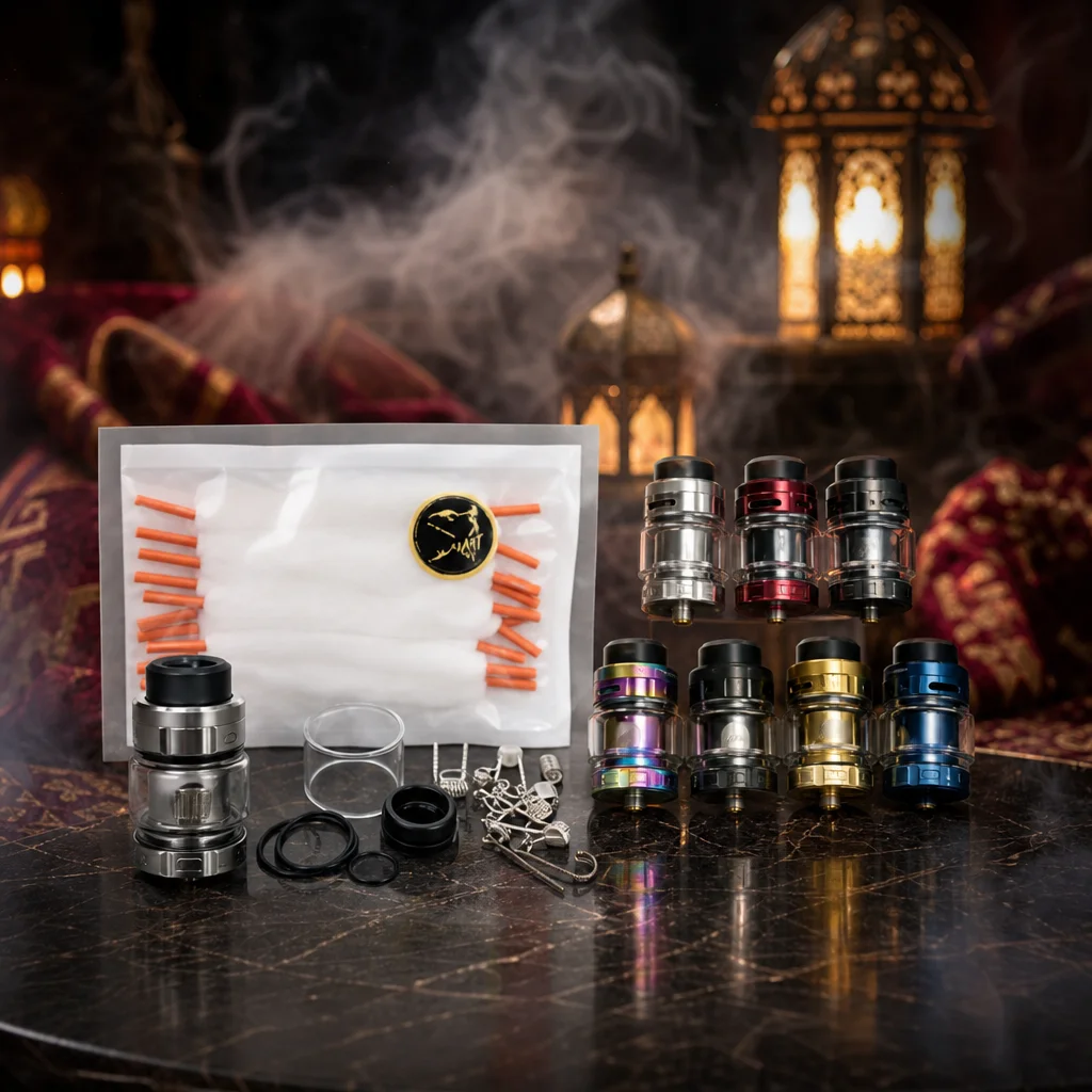Zeus Dual RTA Tank Atomizer 25mm Adjustable Top Airflow 316SS Rebuildable E-Cigarette for Enhanced Vaping Experience
Zeus Dual RTA Tank Atomizer 25mm Adjustable Top Airflow 316SS Rebuildable E-Cigarette for Enhanced Vaping Experience