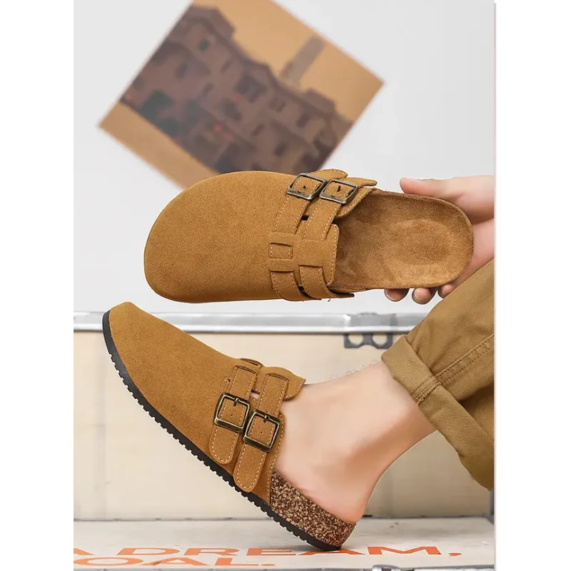 2025 new luxury fashion female suede slippers couple slippers Bao head lazy outdoor slippers
2025 new luxury fashion female suede slippers couple slippers Bao head lazy outdoor slippers