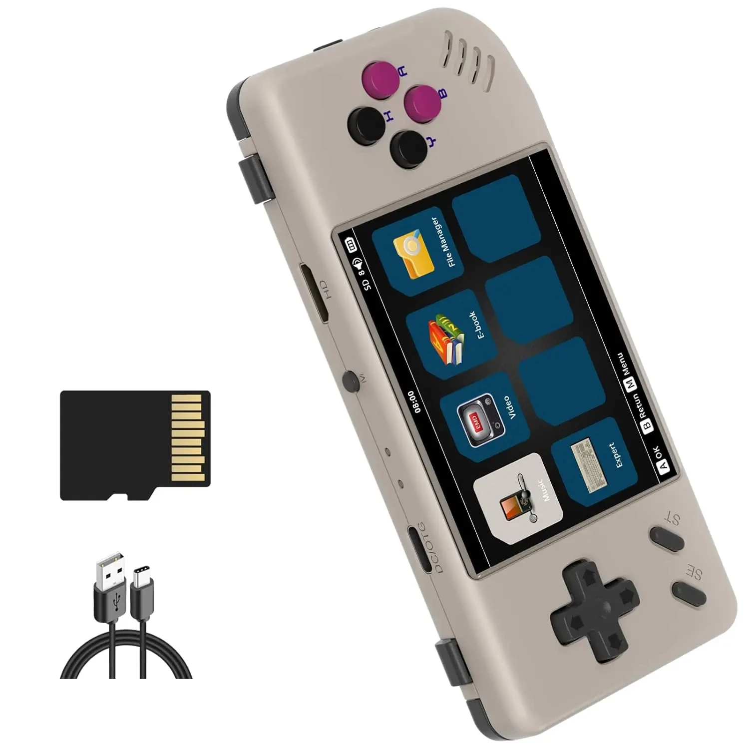 RG28XX Retro Handheld Game Console 2.83-inch IPS Linux OS Built-in 3100mAH Battery 64G TF Card 5516 Games
RG28XX Retro Handheld Game Console 2.83-inch IPS Linux OS Built-in 3100mAH Battery 64G TF Card 5516 Games