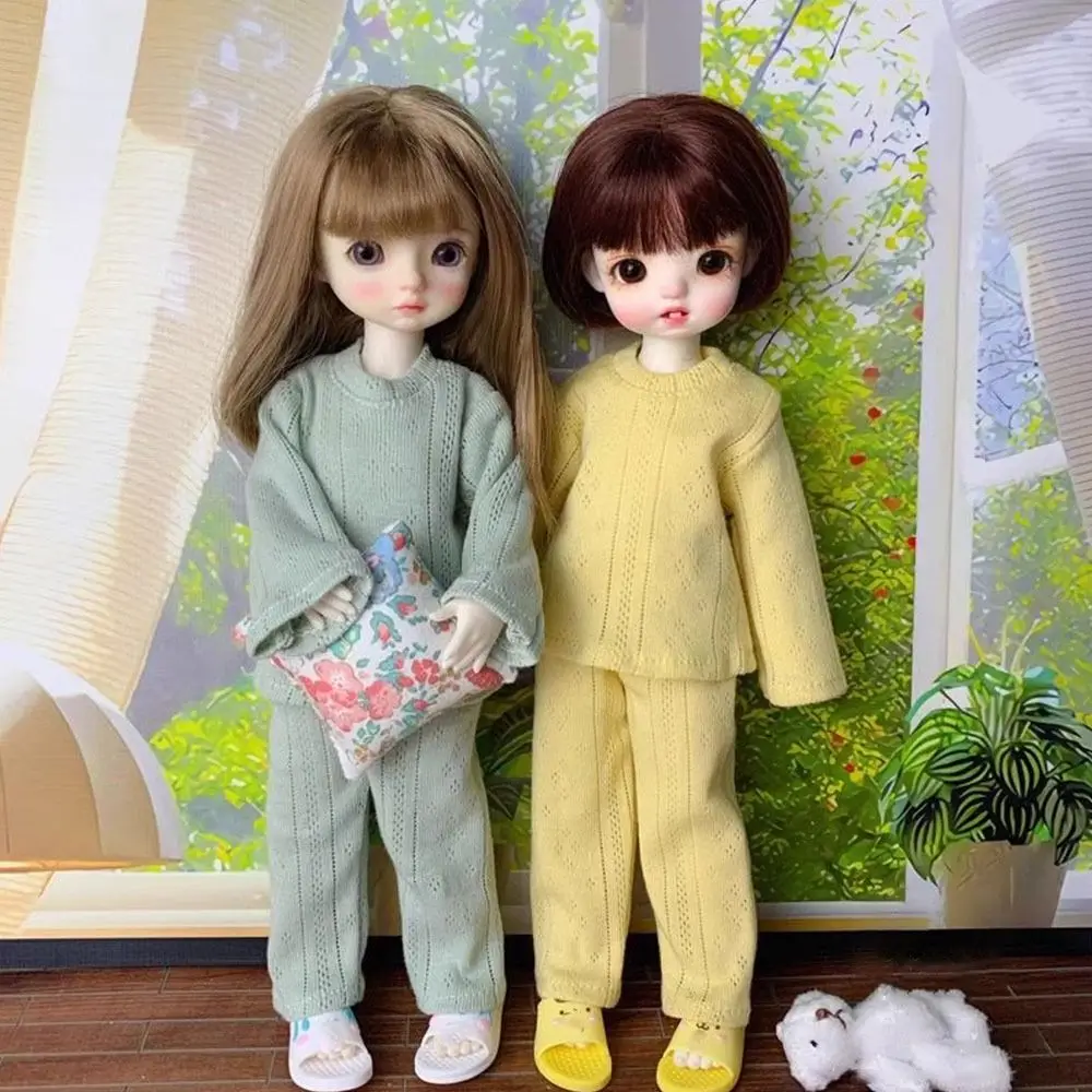 Новая пижамная одежда для кукол 1/6 BJD, простая домашняя одежда, вязаная эластичная мягкая одежда для кукол 30 см, аксессуары для сна
Новая пижамная одежда для кукол 1/6 BJD, простая домашняя одежда, вязаная эластичная мягкая одежда для кукол 30 см, аксессуары для сна