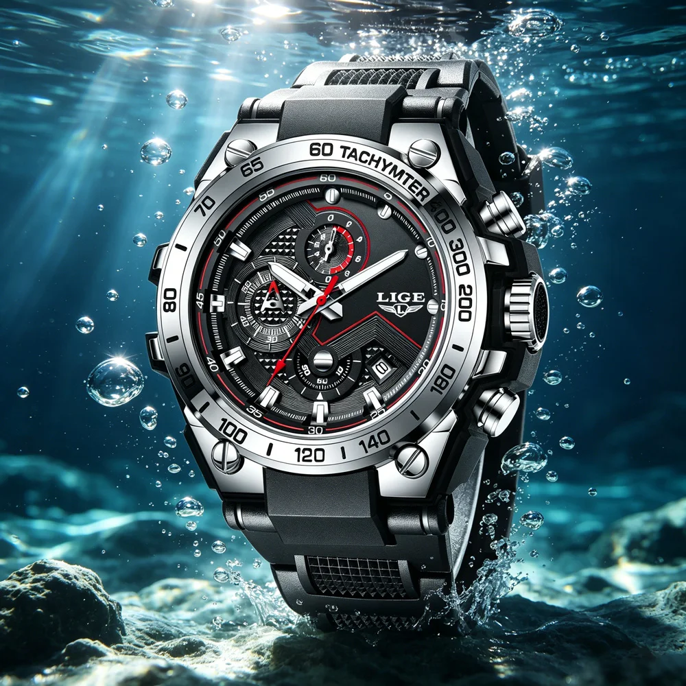 LIGE Men Military Watch Digital 30M Waterproof Wristwatch Luminous Quartz Clock Sport Watch Male Big Watches Mens Relogios+Box
LIGE Men Military Watch Digital 30M Waterproof Wristwatch Luminous Quartz Clock Sport Watch Male Big Watches Mens Relogios+Box