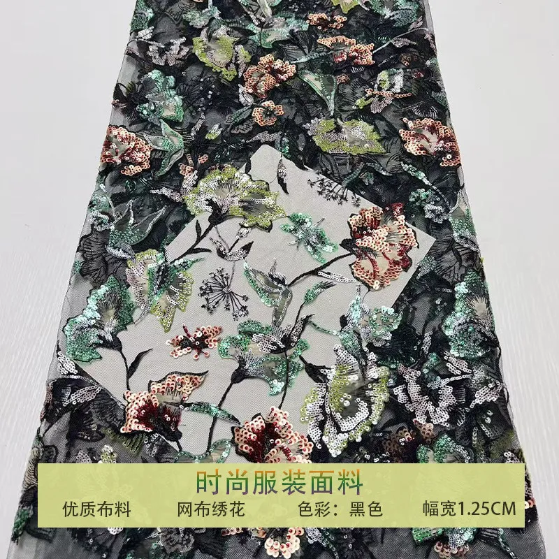 Lace Mesh Sequins Butterfly Embroidery Fabric for Performance Costume Dress Clothing Cloth Diy By The Yard Sewing Material
Lace Mesh Sequins Butterfly Embroidery Fabric for Performance Costume Dress Clothing Cloth Diy By The Yard Sewing Material