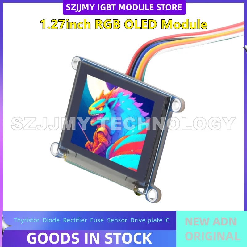 Raspberry Pi/STM32 1.27-inch RGB OLED display module SSD1351 chip SPI NEW ORIGINAL IN STOCK
Raspberry Pi/STM32 1.27-inch RGB OLED display module SSD1351 chip SPI NEW ORIGINAL IN STOCK
