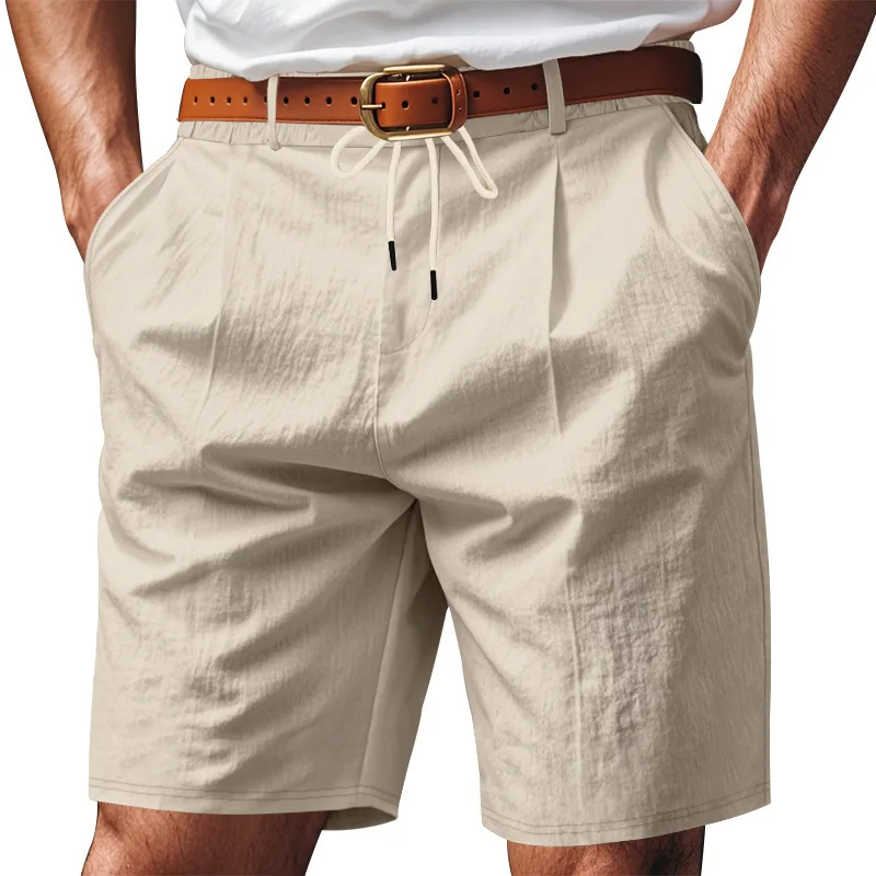 Summer Men's Casual Drawstring Shorts American Outdoor Sports Jogging Sweatpants Breathable Solid Linen Short Pants
Summer Men's Casual Drawstring Shorts American Outdoor Sports Jogging Sweatpants Breathable Solid Linen Short Pants