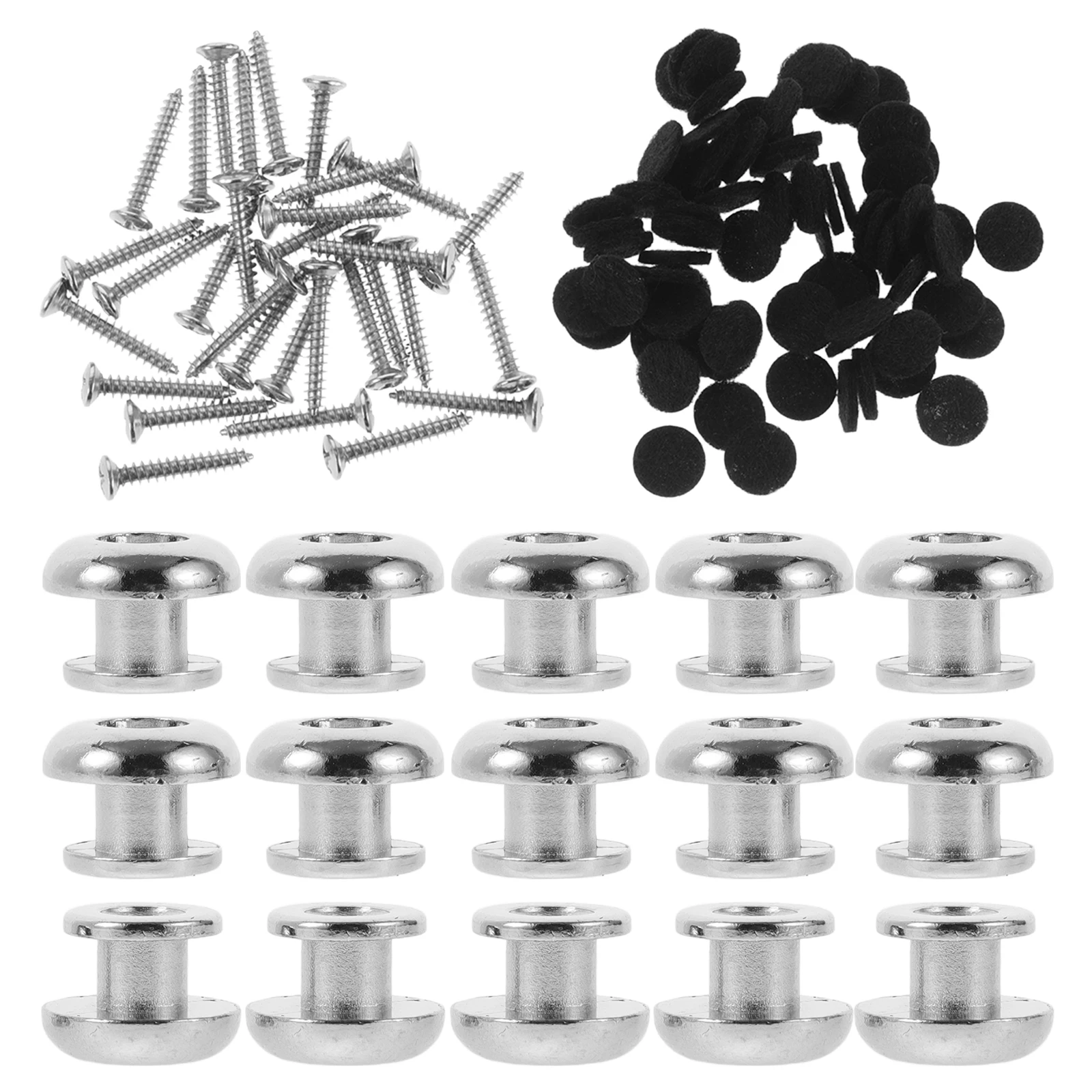 30 Pcs Electric Guitar Strap Buckle Button Parts Acoustic Pegs Silver Lock Locks
30 Pcs Electric Guitar Strap Buckle Button Parts Acoustic Pegs Silver Lock Locks