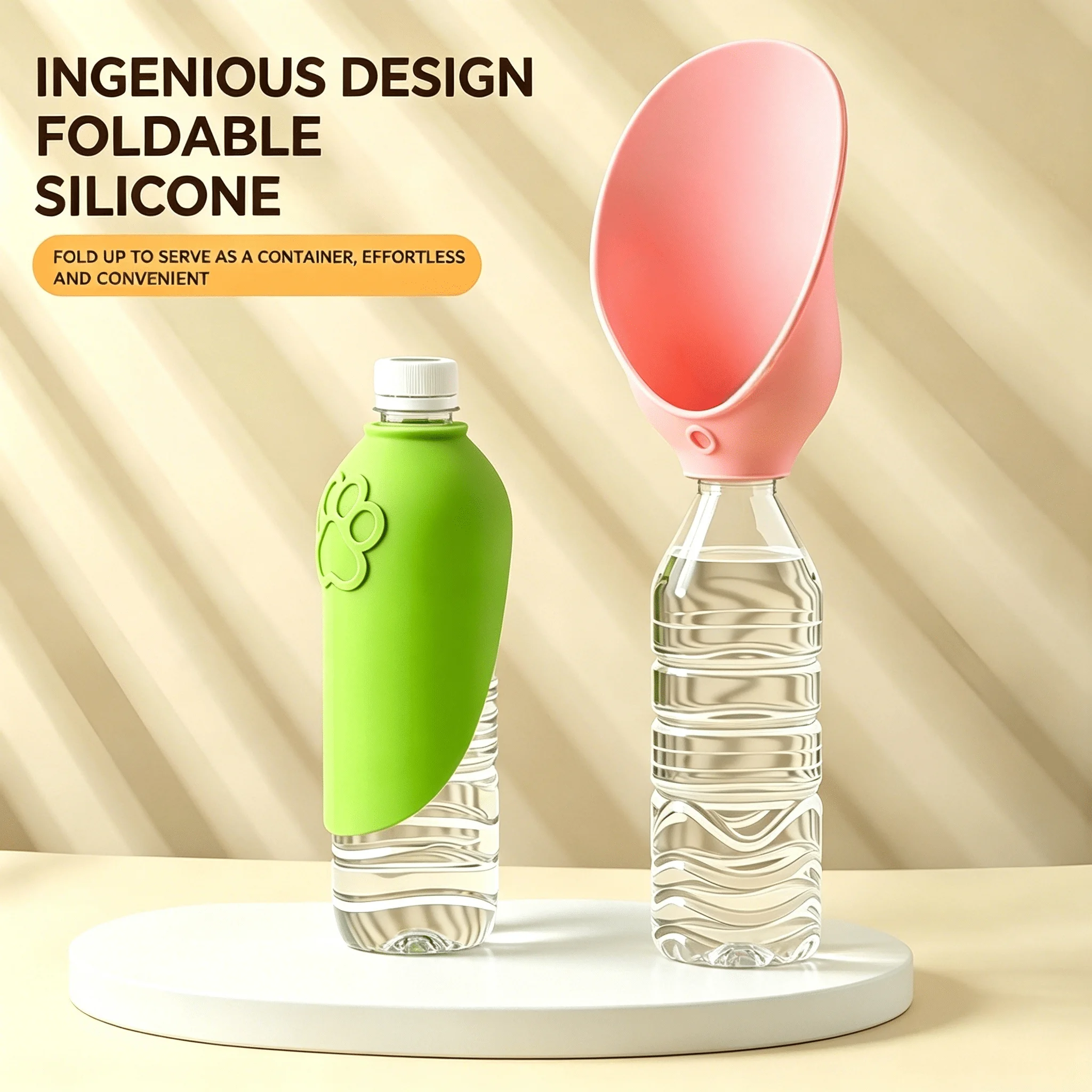Portable Pet Water Bottle, Leakproof Foldable Silicone Dog Water Dispenser, Universal Fit For Water Bottles, Easy Clean Outdoor Travel Water Bowl For Dogs Cats
Portable Pet Water Bottle, Leakproof Foldable Silicone Dog Water Dispenser, Universal Fit For Water Bottles, Easy Clean Outdoor Travel Water Bowl For Dogs Cats