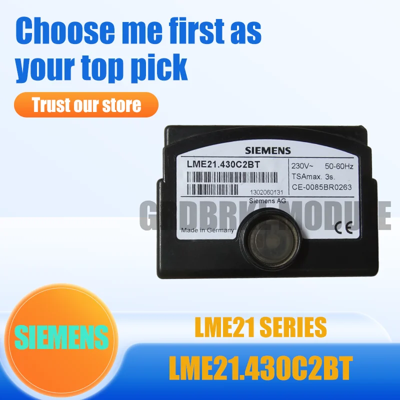 Brand new SIEMENS LME21.430C2BT Program Controller
Brand new SIEMENS LME21.430C2BT Program Controller