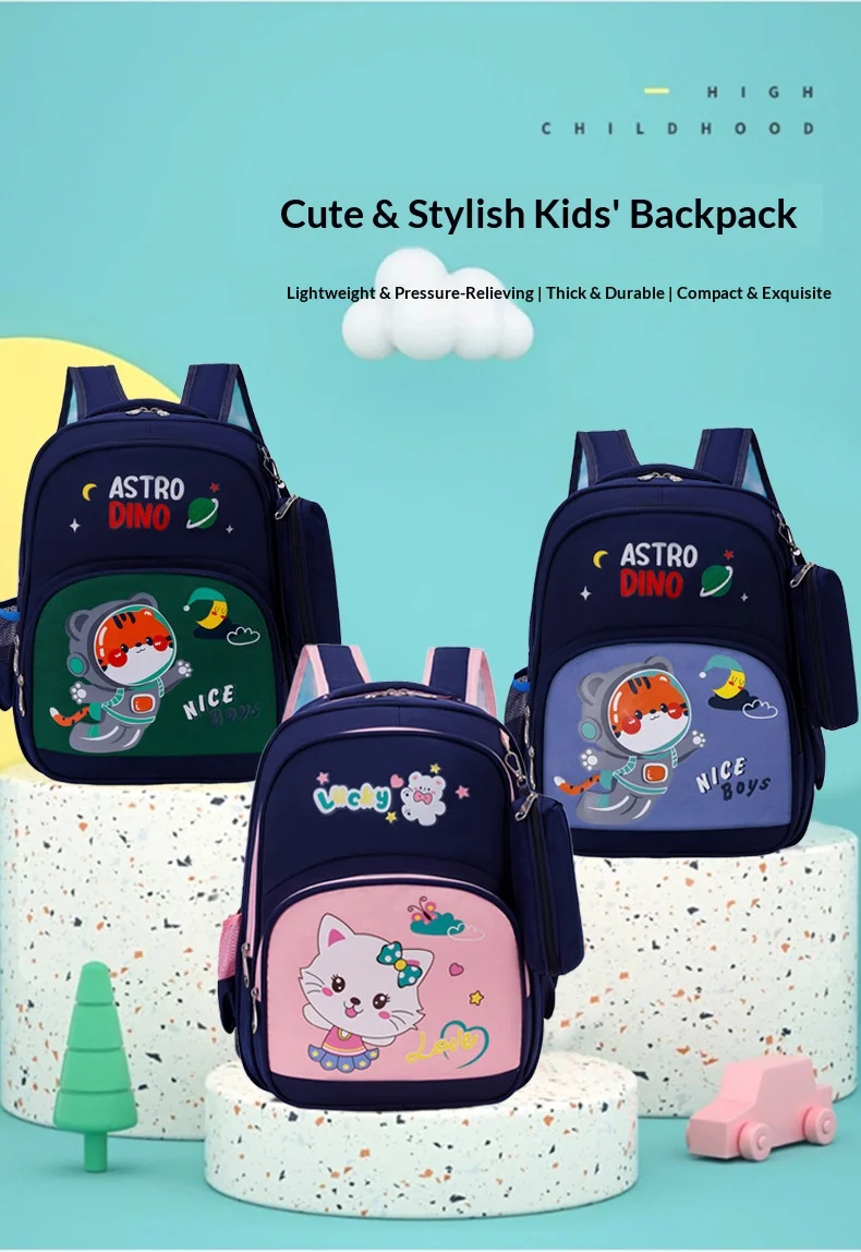 Kids School Bag for Primary Students, Cartoon Cute Lightweight Backpack, Ergonomic Support Children Backpack for Boys & Girls
Kids School Bag for Primary Students, Cartoon Cute Lightweight Backpack, Ergonomic Support Children Backpack for Boys & Girls