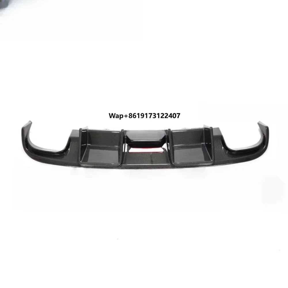 Top Material Prepreg Dry Carbon Fiber Car Diffuser Lip Spoiler with LED Light for S4 Sline 2008-2015 Rear Bumper
Top Material Prepreg Dry Carbon Fiber Car Diffuser Lip Spoiler with LED Light for S4 Sline 2008-2015 Rear Bumper