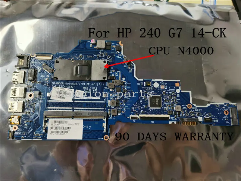 FAST SHIPPING 6050A2977701-MB-A01 For HP 240 G7 14-CK Laptop Motherboard N4000 DDR4 90 DAYS WARRANTY
FAST SHIPPING 6050A2977701-MB-A01 For HP 240 G7 14-CK Laptop Motherboard N4000 DDR4 90 DAYS WARRANTY