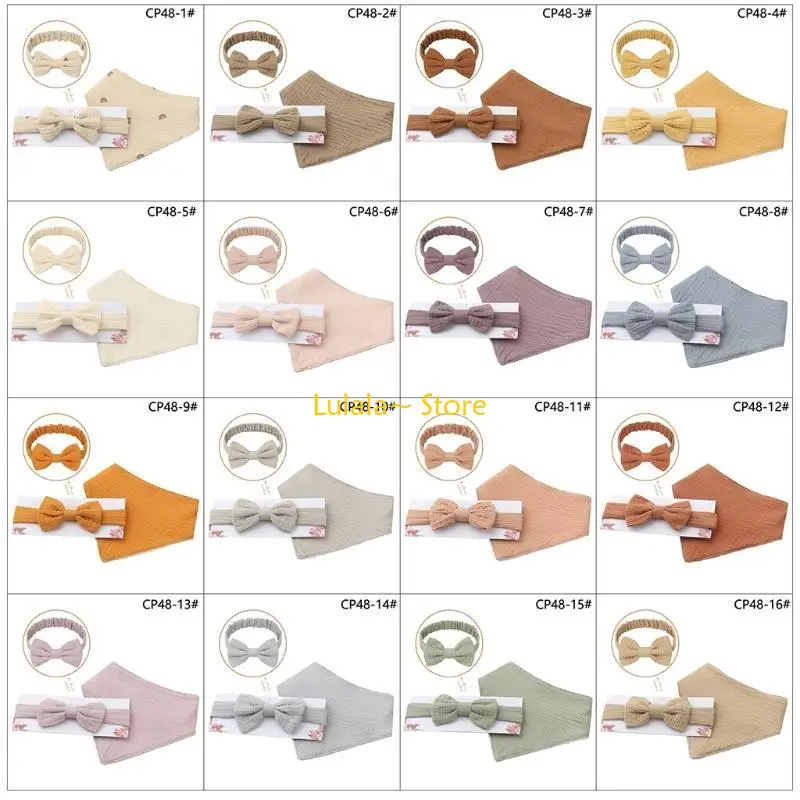Y4QA 2Pcs Baby Girls Elastic Bows Princess Bowknot Hairband Headband Saliva Towel Set
Y4QA 2Pcs Baby Girls Elastic Bows Princess Bowknot Hairband Headband Saliva Towel Set