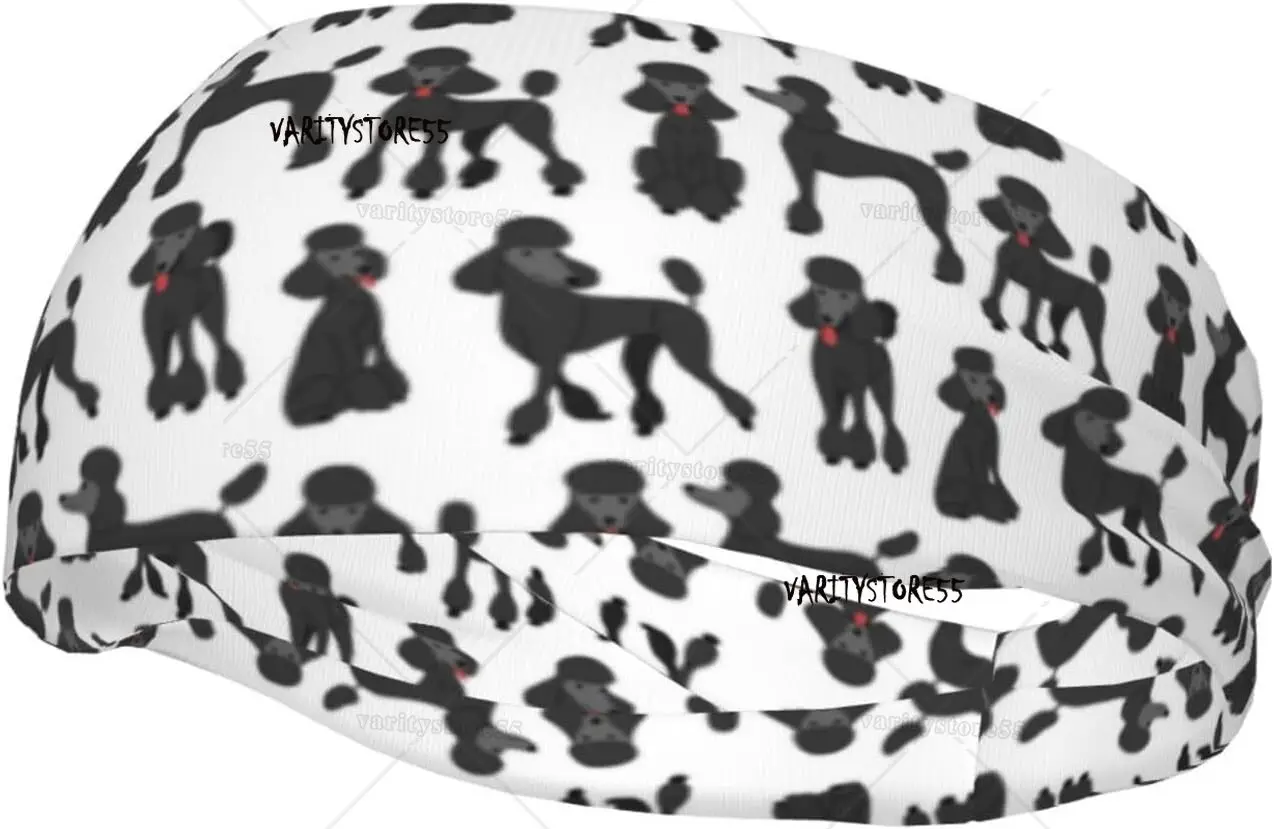 Headband for Women Mens Black Poodle Cycling Sweatband Stretchy Sweatband for Hiking
Headband for Women Mens Black Poodle Cycling Sweatband Stretchy Sweatband for Hiking