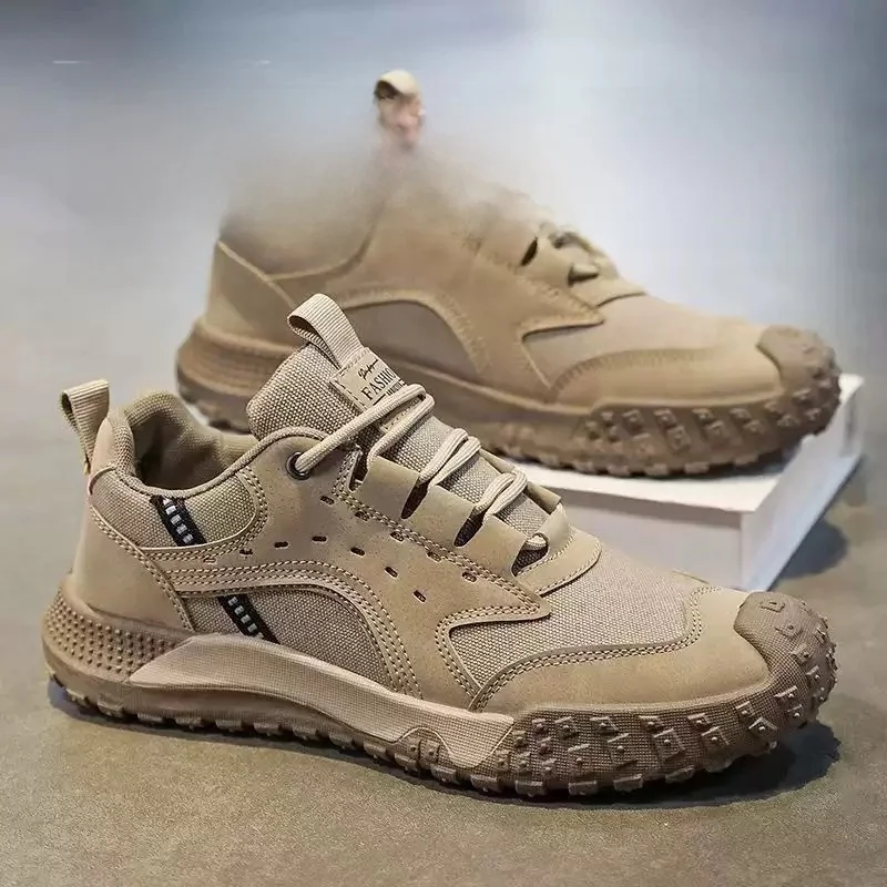 Men's Outdoor Casual Sports Shoes Anti-slip Wear-resistant Leather Paneling Korean Style round Toe Flat Heel PVC Outsole
Men's Outdoor Casual Sports Shoes Anti-slip Wear-resistant Leather Paneling Korean Style round Toe Flat Heel PVC Outsole
