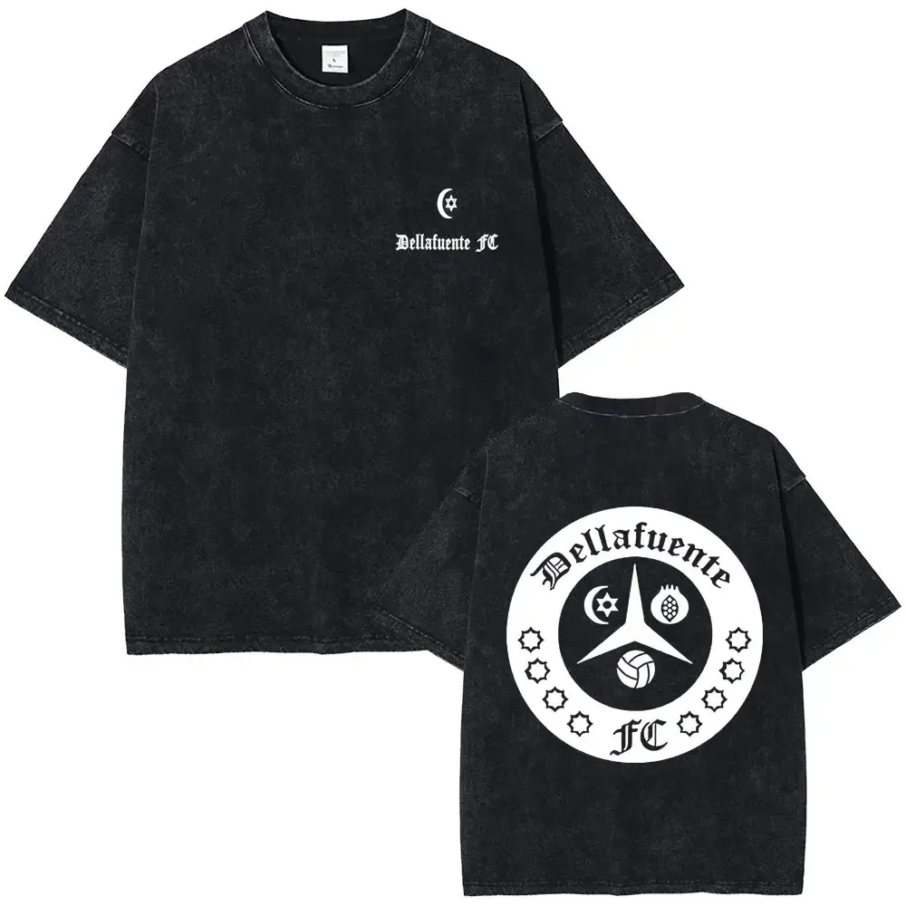 Rapper Dellafuente Graphic Oversized T Shirts Washed Vintage Men's Women's Clothing Hip Hop Retro T-shirt Casual Cotton T-shirts
Rapper Dellafuente Graphic Oversized T Shirts Washed Vintage Men's Women's Clothing Hip Hop Retro T-shirt Casual Cotton T-shirts