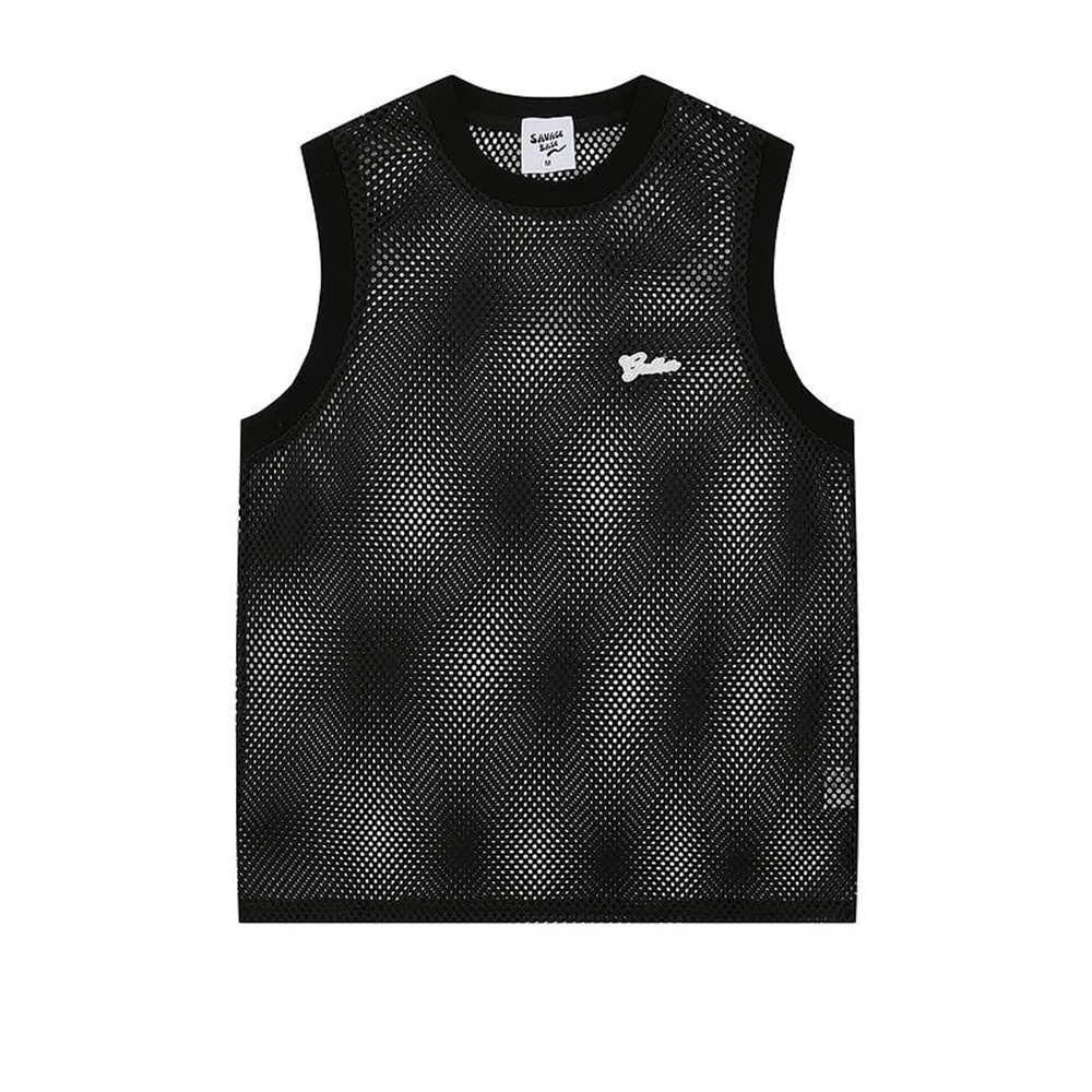2026 Summer New Men's Mesh Hollow-Out Sleeveless Vest American Retro Fashion Trendy Street Loose Casual Breathable Men's Top
2026 Summer New Men's Mesh Hollow-Out Sleeveless Vest American Retro Fashion Trendy Street Loose Casual Breathable Men's Top