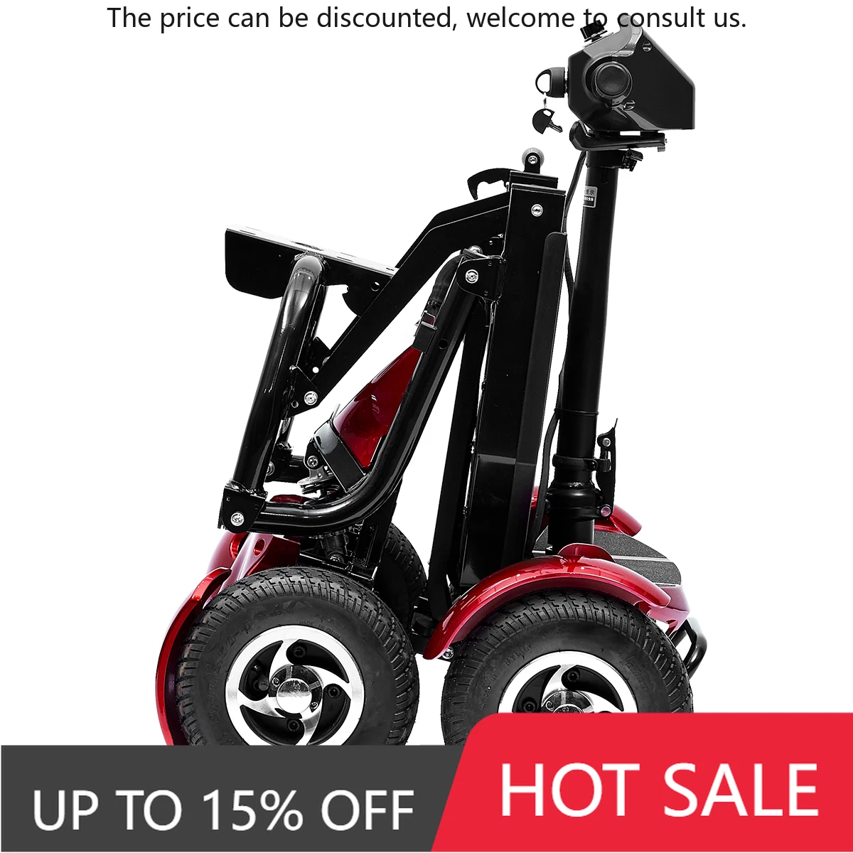 2025 Long-lasting Battery Foldable Travel Scooter Elderly All Terrain Safety Convenient 4 Wheels Mobility Scooter
2025 Long-lasting Battery Foldable Travel Scooter Elderly All Terrain Safety Convenient 4 Wheels Mobility Scooter