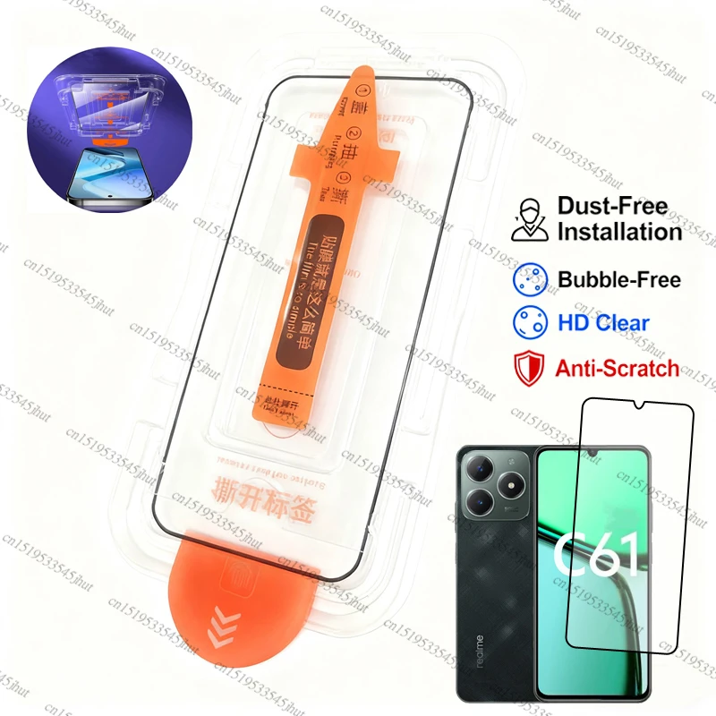 Full Cover Tempered Glass For Realme C61 Glass For Realme C63 Note 60 70 70T Dust Free Screen Protector For Realme C61 Glass
Full Cover Tempered Glass For Realme C61 Glass For Realme C63 Note 60 70 70T Dust Free Screen Protector For Realme C61 Glass