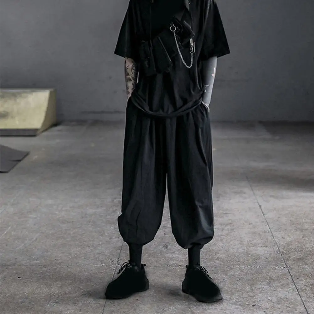 Solid Color Harem Pants Spring Harem Pants Japanese Style Men's Bloomers with Deep Crotch Elastic Waist Soft Breathable for Hip
Solid Color Harem Pants Spring Harem Pants Japanese Style Men's Bloomers with Deep Crotch Elastic Waist Soft Breathable for Hip
