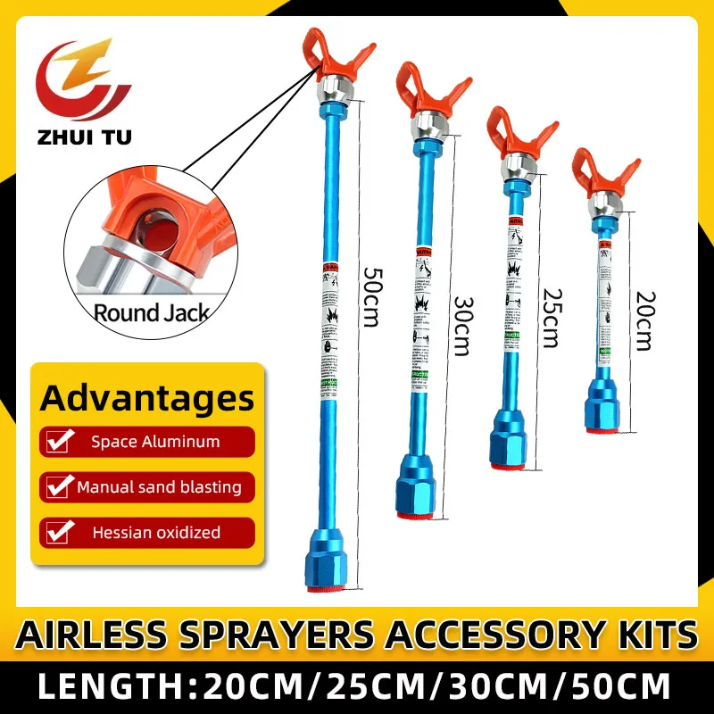 Airless Sprayer Tip Extension Rod 20/25/30/50cm Portable Replacement For Airless Paint Sprayer Gun Tip Accessories
Airless Sprayer Tip Extension Rod 20/25/30/50cm Portable Replacement For Airless Paint Sprayer Gun Tip Accessories