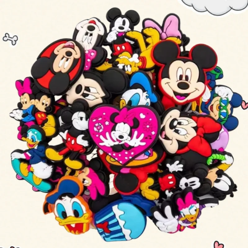 MINISO Mickey Shoe Charms 10/20/40/80/100pcs Set Random Decorations for Clogs Bogs Bag Bubble Slides Sandals - Bag Charms Access
MINISO Mickey Shoe Charms 10/20/40/80/100pcs Set Random Decorations for Clogs Bogs Bag Bubble Slides Sandals - Bag Charms Access