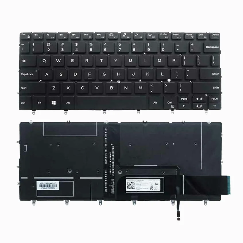 US Backlit keyboard For DELL XPS 13 9370 13-9370 13-9370-D1705S 9317 13-9380 laptop keyboard US BLACK notebook keyboard
US Backlit keyboard For DELL XPS 13 9370 13-9370 13-9370-D1705S 9317 13-9380 laptop keyboard US BLACK notebook keyboard