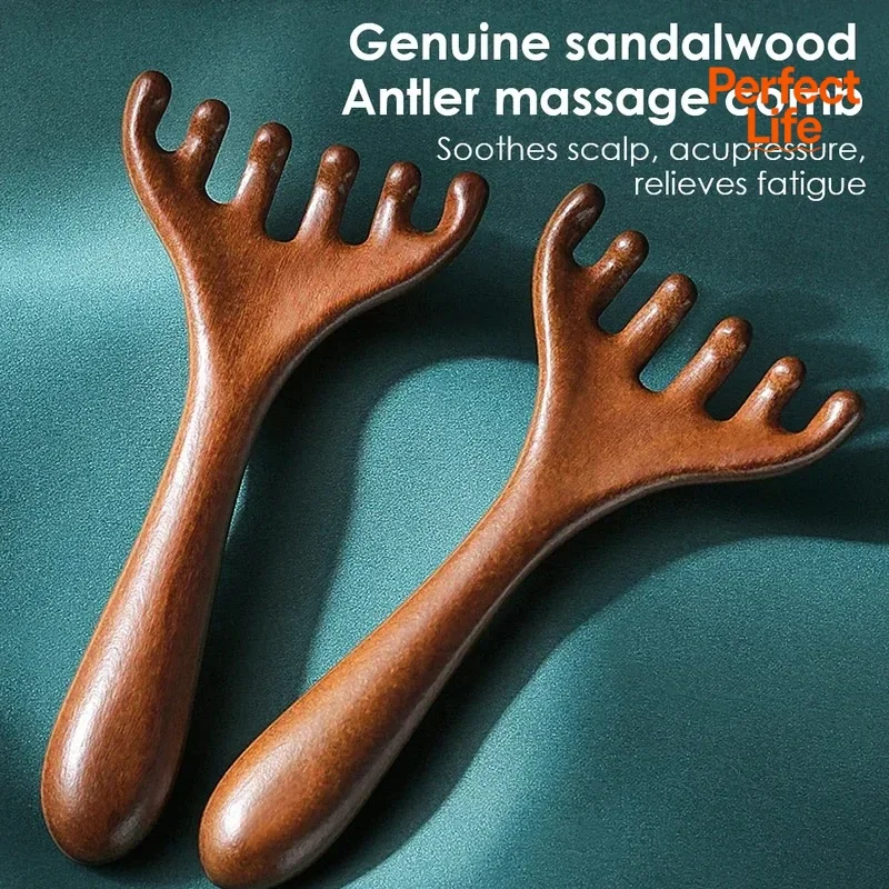 1Pcs Massager Gua Sha Natural Golden Sandalwood Five-Claw Scalp Tool Back Scratcher Spa Handheld Meridian Massage Comb Hair Care
1Pcs Massager Gua Sha Natural Golden Sandalwood Five-Claw Scalp Tool Back Scratcher Spa Handheld Meridian Massage Comb Hair Care